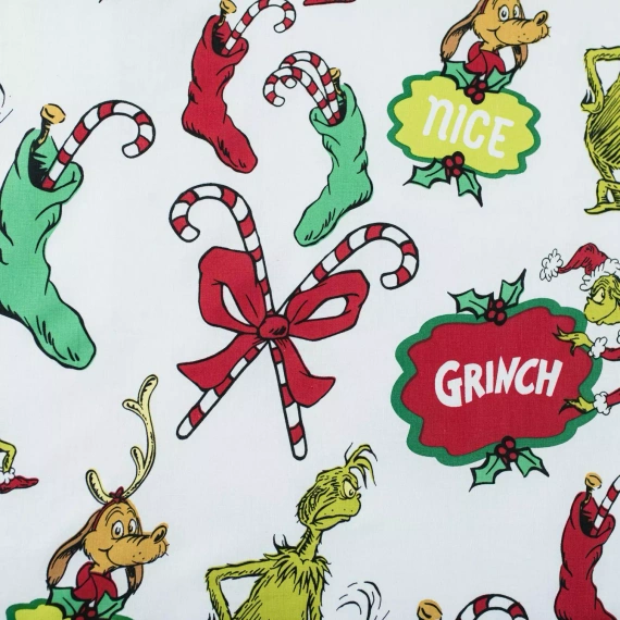 Pościel Grinch Grinchmas JF24 140x200 bawełniana 100% Grinch zamek