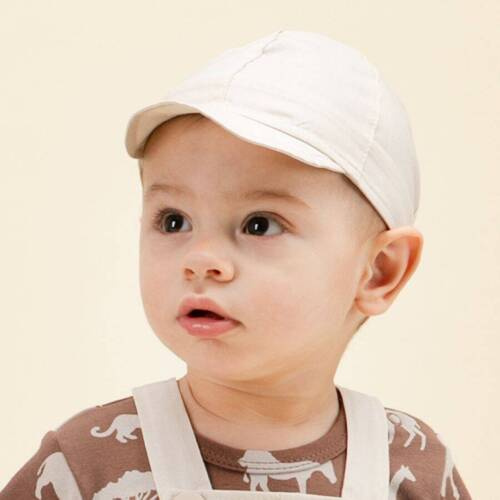 Safari Czapka chłopięca z daszkiem Pinokio - beżowy