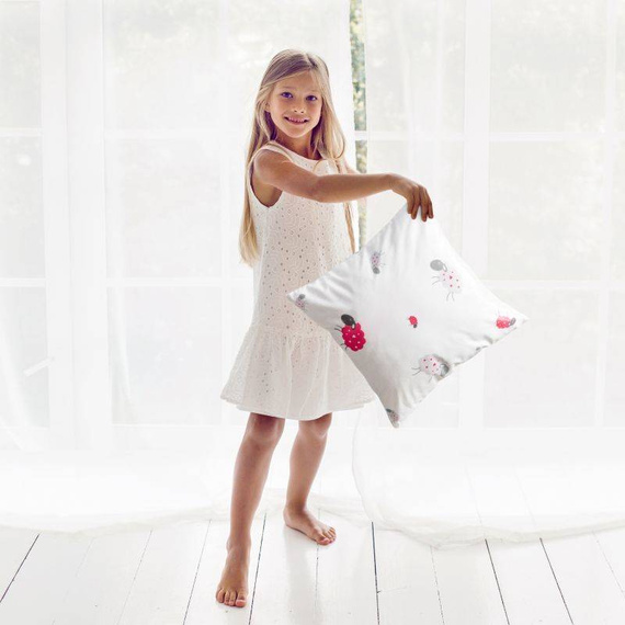Kids 3 Poszewka dziecięca Design91 biały/różowy