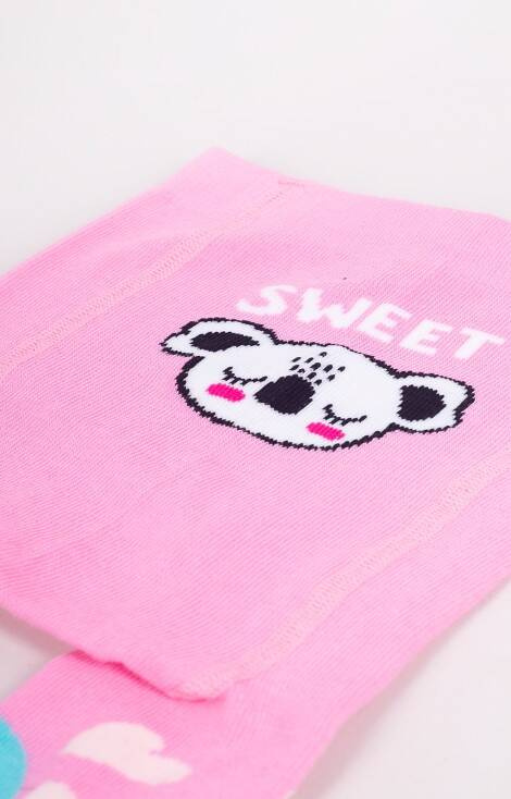 RAB-0025G Girl Rajstopy do raczkowania mix kolor