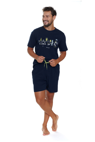 5355 Piżama Męska Doctor Nap - navy blue
