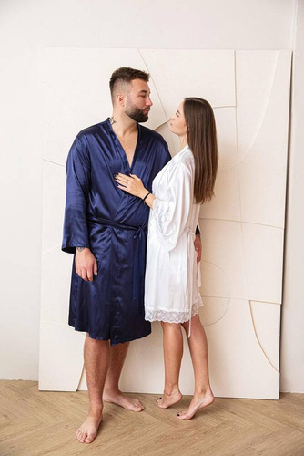 Sauda Podomka Szlafrok Damski Dkaren - biały 