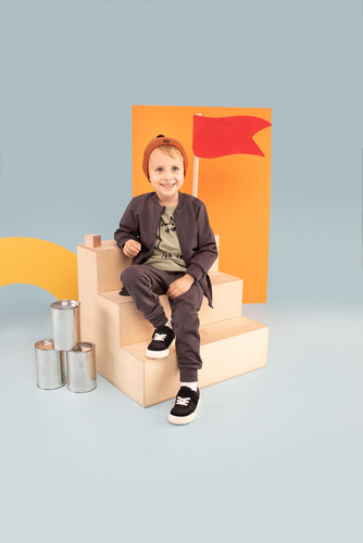 Olivier T-shirt chłopięcy z krótkim rękawem Pinokio - zielony