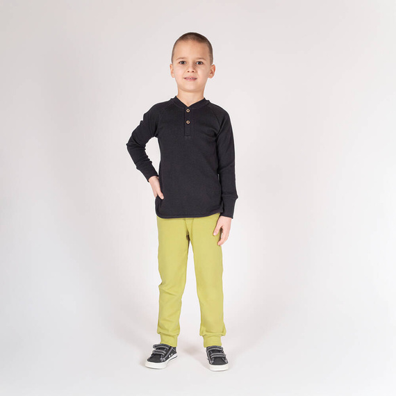 169541 Spodnie dresowe Nicol - limonkowy