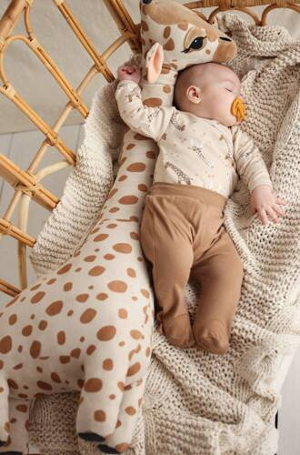 08244G "Giraffe" Półśpioch niemowlęcy Makoma brązowy