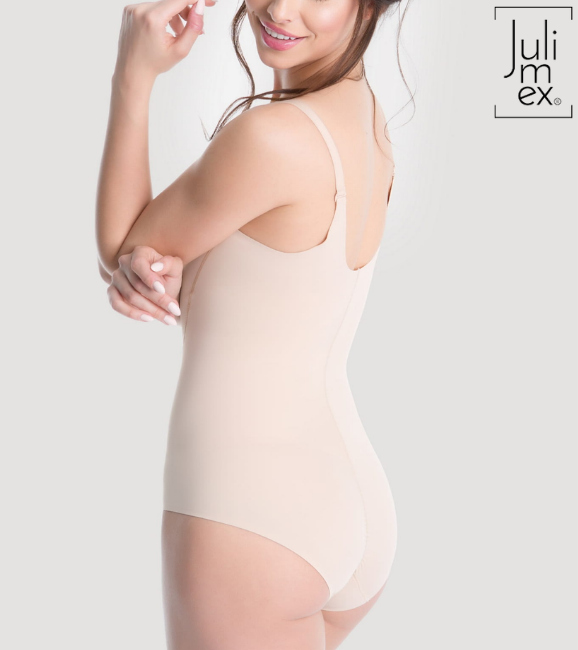 Body Modellante Julimex Shapewear 219 – Invisibile, Snellente – XS, Nero – Solleva Le Natiche E Modella La Pancia, Bretelle Regolabili
