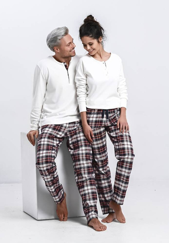 Mollie Piżama damska Sensis Interlock - śmietanowy