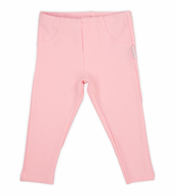 168274 Legginsy dresowe "Róża" Nicol - różowy