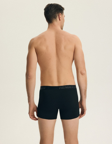 Bench Henderson 44540 czarny-grafit– bokserki męskie 3-pak 93% bawełna