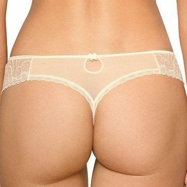 Anuk Stringi Damskie Róża - ecru