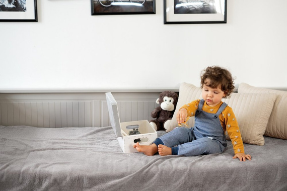 UNIQUE Ogrodniczki niemowlęce Ewa Klucze - grafit 