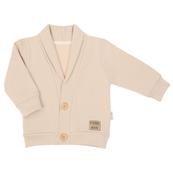 210274 Bluza dresowa marynarka "Teddy" Nicol - beżowy