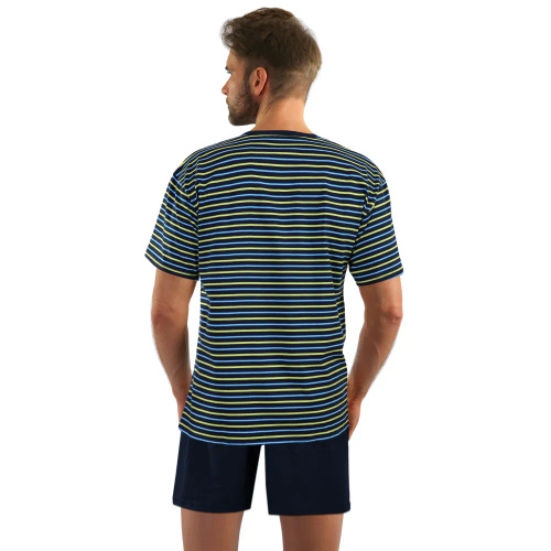 05 Piżama Męska w paski Sesto Senso - K67L