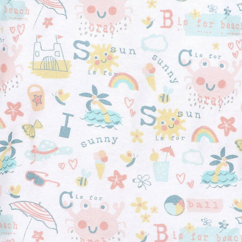 ABN-3938/PLA Sunny Body bawełniane z falbanką Nini druk