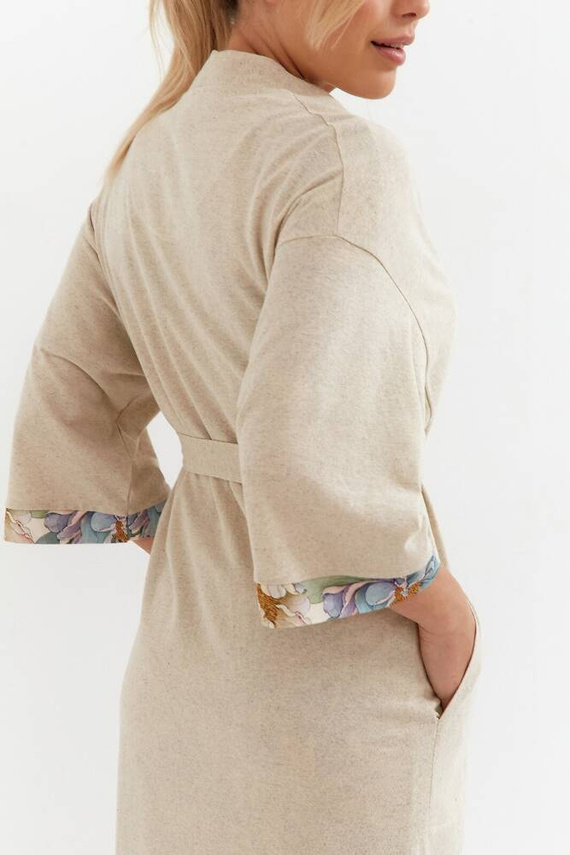 267 Szlafrok damski Cana -beżowy