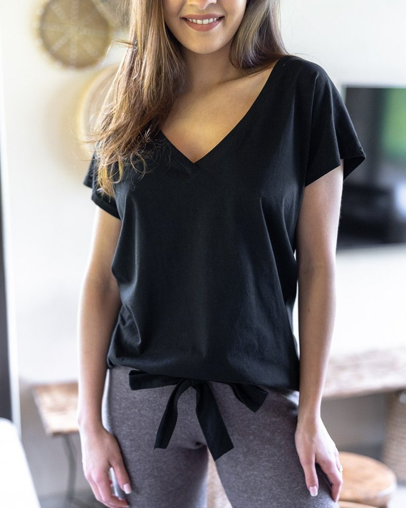 Sensis Sophie Brown Piżama damska - czarny