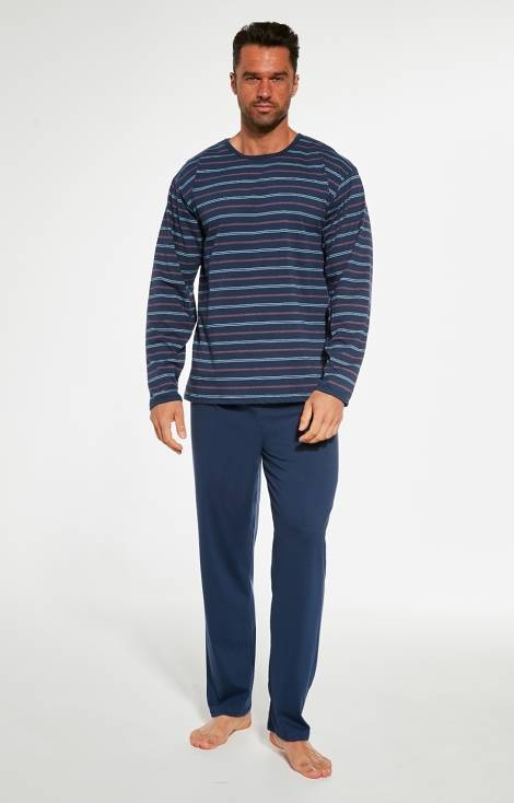 138/44 Various Piżama męska Cornette- granatowy