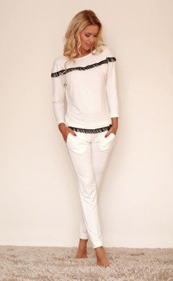 Calpe Komplet Piżama Damska Kalimo - ecru