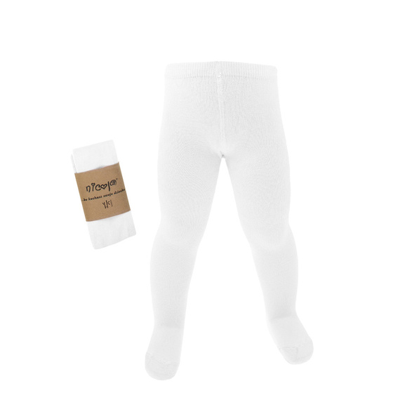 141603 Rajstopy bambusowe Nicol - biały