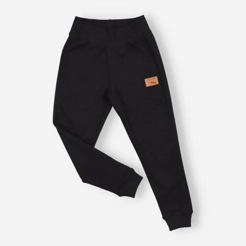 KAR-0040/CZA Spodnie dresowe dla chłopca Lagarto Verde - czarny