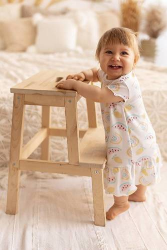 40234S "Fruit Party" Sukienka z falbanką Makoma