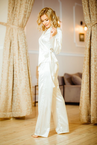 Rawa Komplet piżama damska Kalimo - ecru