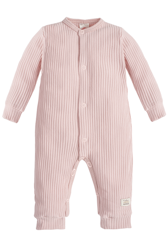 02234BSP "Natural Harmony" Pajac bez stópek Makoma pudrowy róż