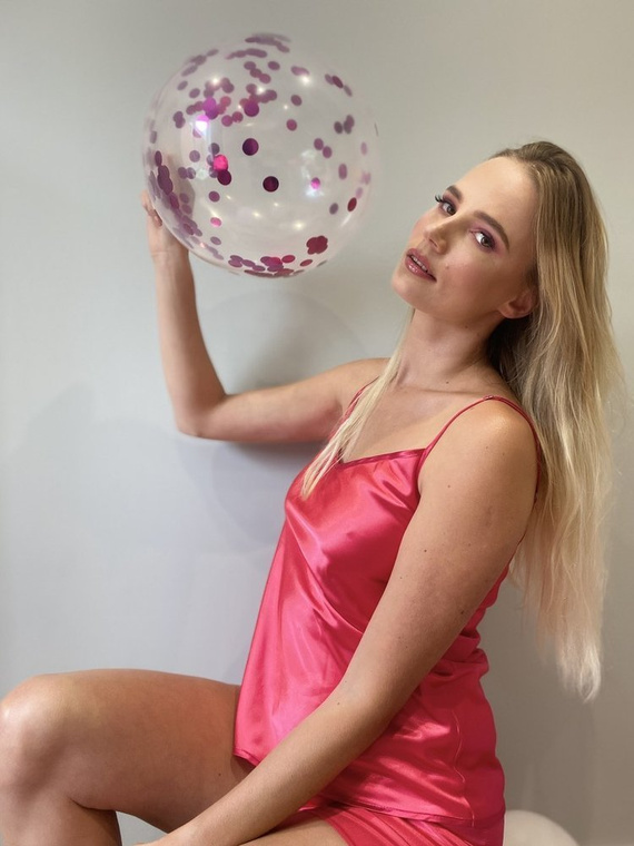 937 Classic Piżama damska Forex - malina