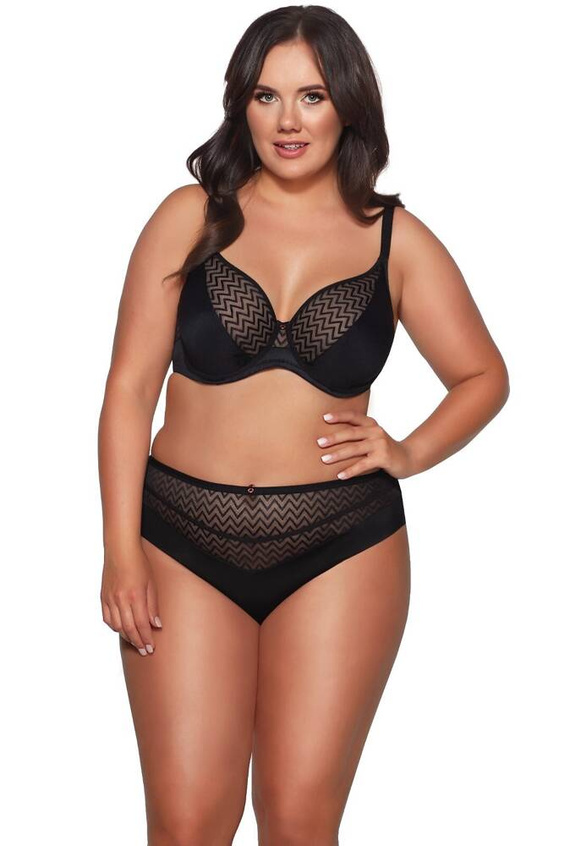 2103 Biustonosz miękki soft Ava czarny