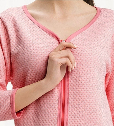 214 Szlafrok Damski Luna- niebieski