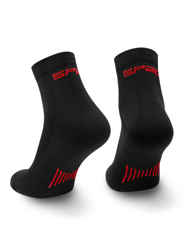 Running 01 Skarpety biegowe damskie/męskie Spaio black/red