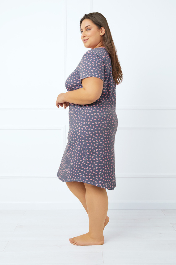 Tiana koszula nocna i do karmienia, krótki rękaw Italian Fashion - druk