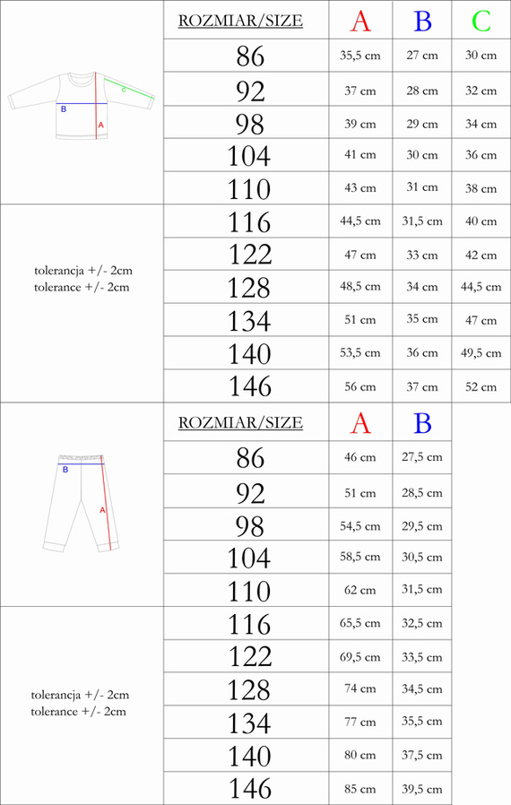 214038 Muki Piżama dziecięca Nicol