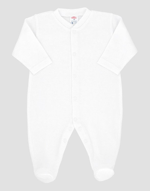 0231B Pajac niemowlęcy "BIAŁY" Makoma