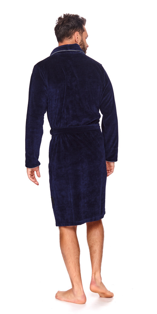 6063 szlafrok męski Doctor Nap - navy blue