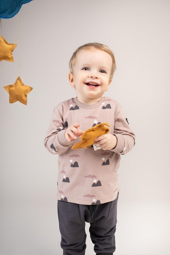 "Dreamer" Bluzka z długim rękawem Pinokio - beż druk