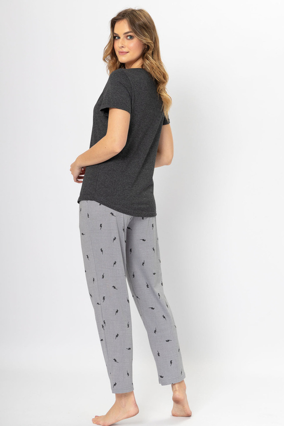 1329 Mili Piżama damska Leveza grafitowy