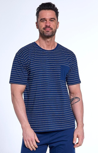 325/175 Lagoon Piżama męska Cornette granatowy 