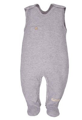 Śpiochy niemowlęce z kieszonką "Simply Comfy" Ewa Klucze - szary melanż