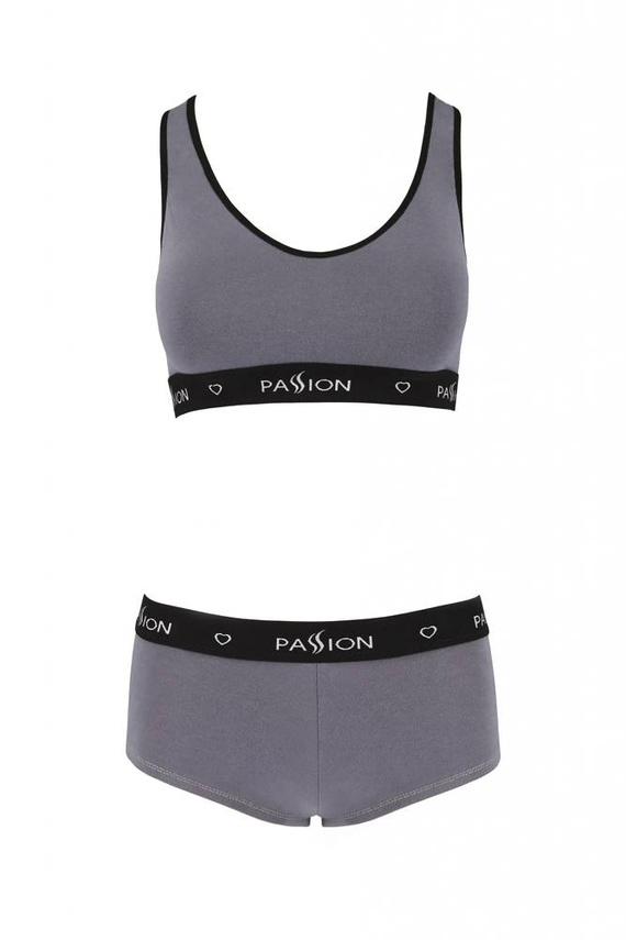 PS013 Top Biustonosz miękki Passion ciemny szary