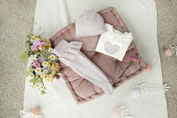 Charlotte Body z długim rękawem Pinokio - ecru