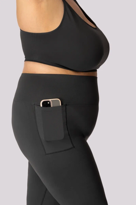 Base legginsy damskie Mona szary