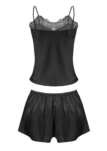 Matilda Komplet Damski Piżama DKaren - czarny