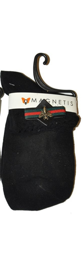 3008  Zakostki Damskie Magnetis biały