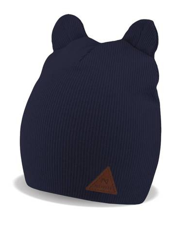 CP004 Boy Czapka prążkowana dla chłopca Noviti - 05 granatowy