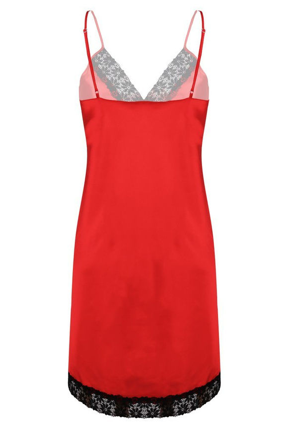 Peggy Koszulka satynowa damska DKaren - czerwony