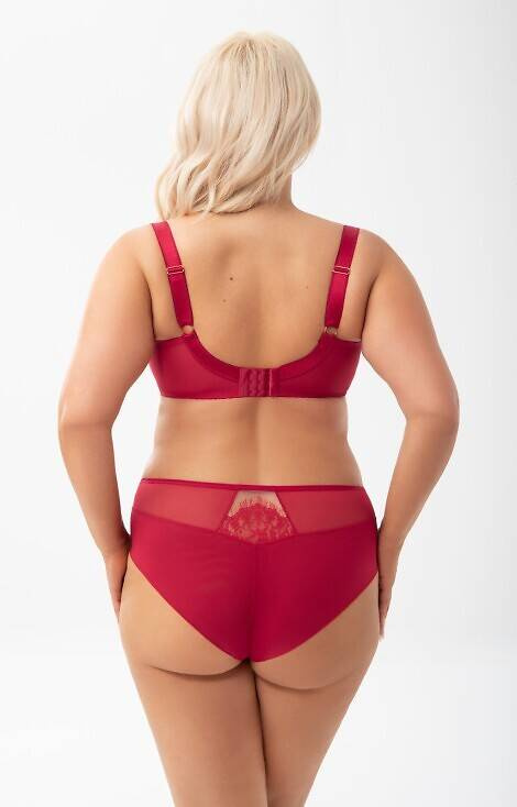 Gorsenia K 888 Poesia Biustonosz miękki czerwony 