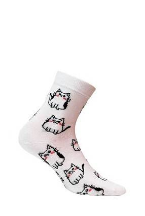 G84.01N Skarpety Damskie wzorowane  Gatta 269 pink