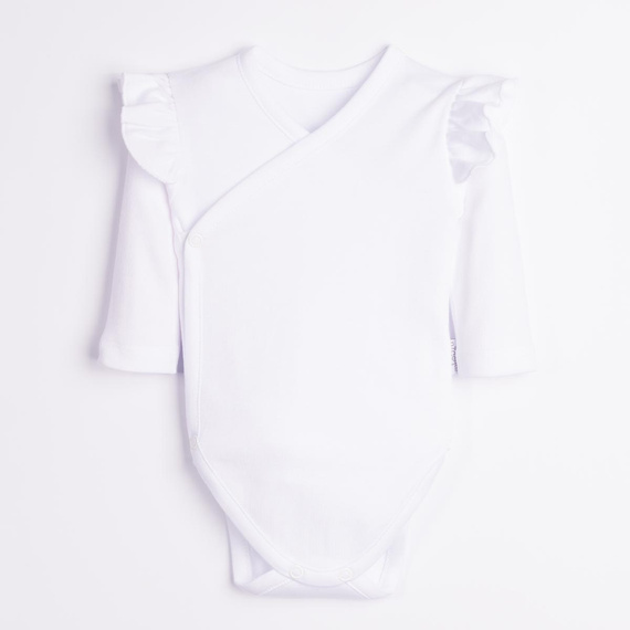 Body Kopertowe Nicol Tosia 225092 100% Bawełna Białe Długi Rękaw