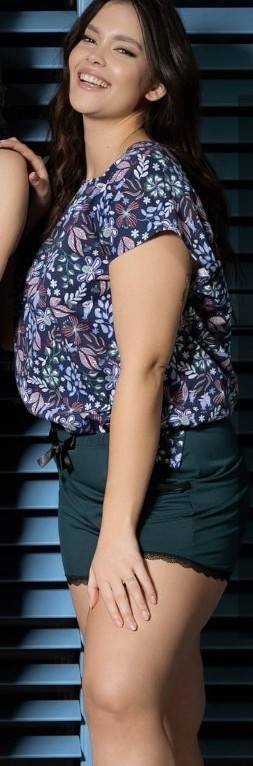 Margot Mix&Match  Spodenki piżamowe Nipplex zielony